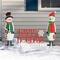Glitzhome® Metal Snowmen & Happy Holidays Yard Stake Set